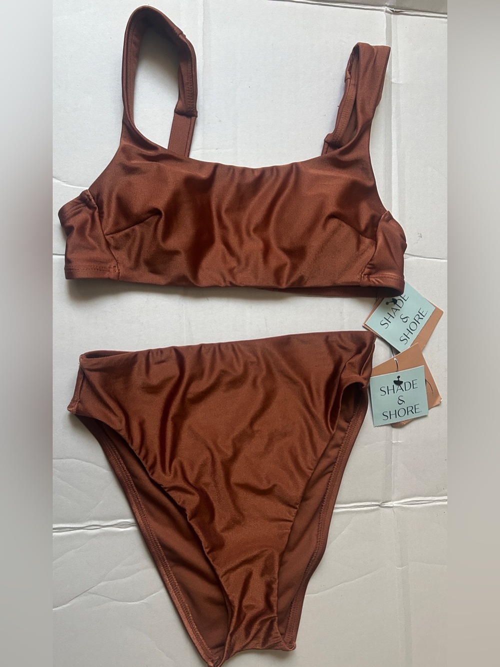 Shade & Shore Shiny Bikini Set XS
